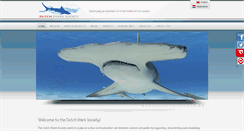 Desktop Screenshot of dutchsharksociety.org